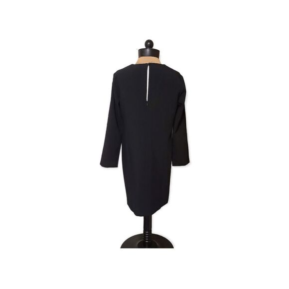 NWOT Banana Republic Long Sleeve Black Dress 4 - Picture 5 of 8
